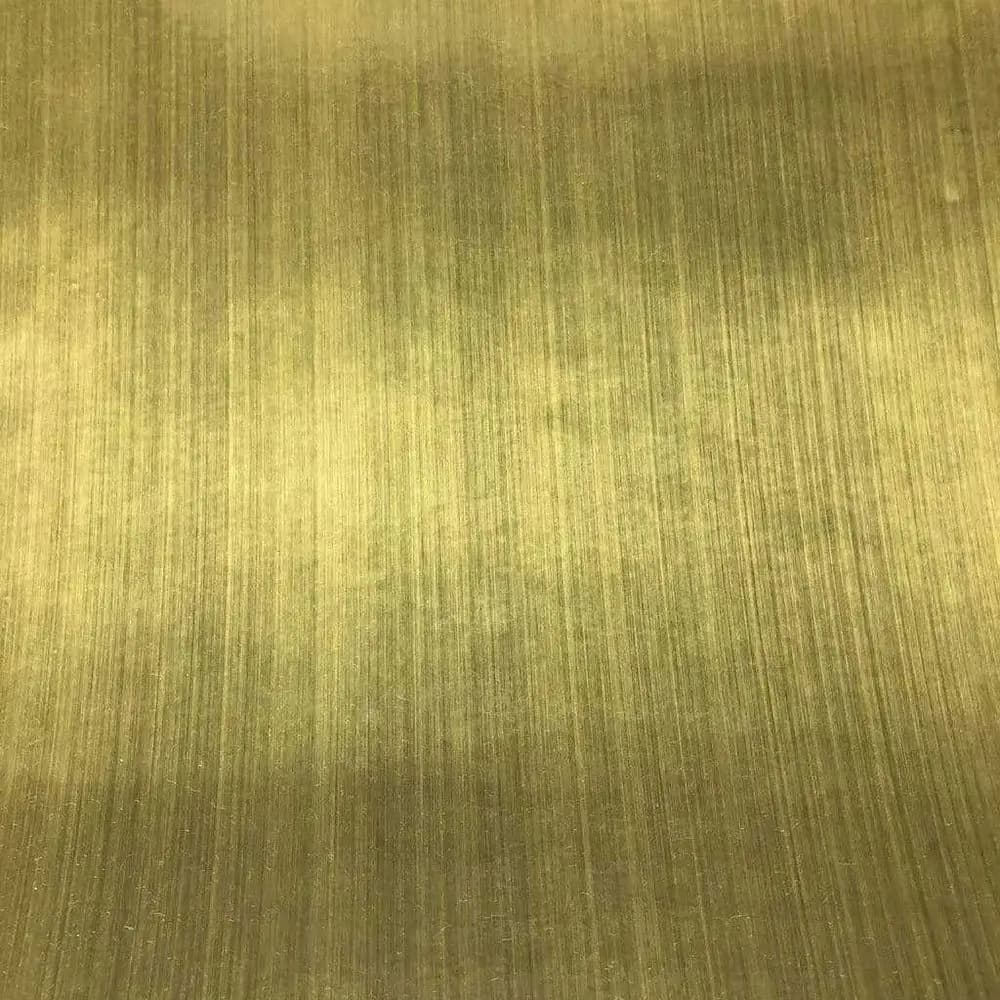 24 x 150 piedi Rotolo di Vinile Cromato Oro Spazzolato per Segnaletica Adesiva e Plotter da Taglio