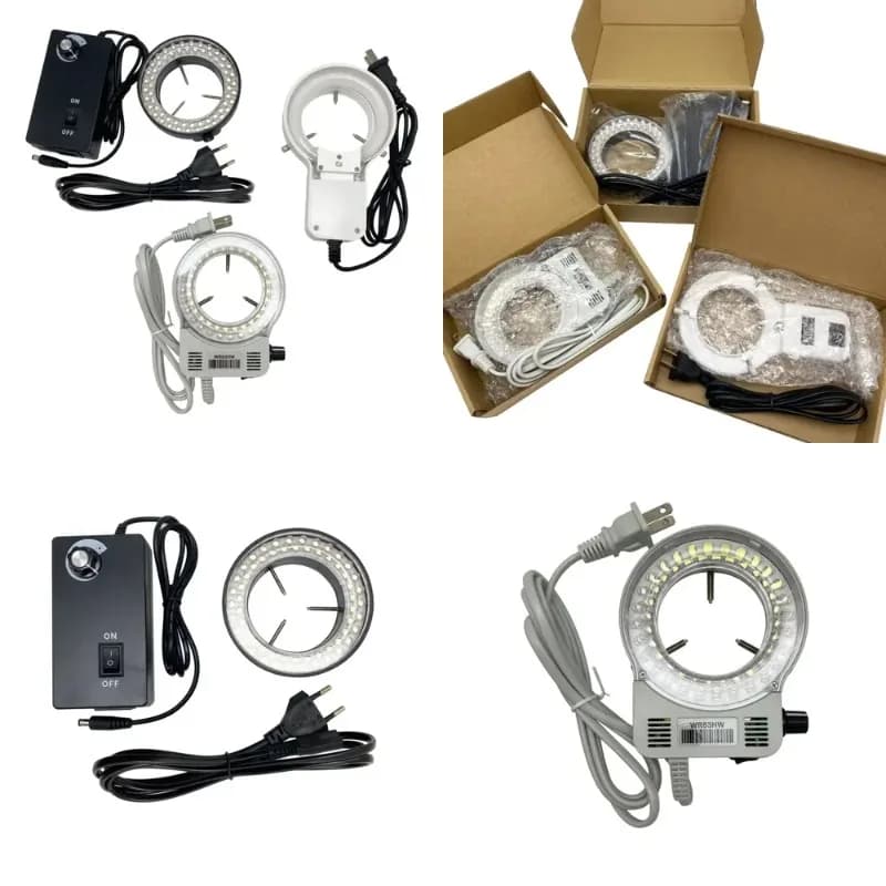 Offerta imperdibile: Potente luce ad anello LED regolabile per microscopio, ideale per attrezzi e attrezzature per la creazione di gioielli.