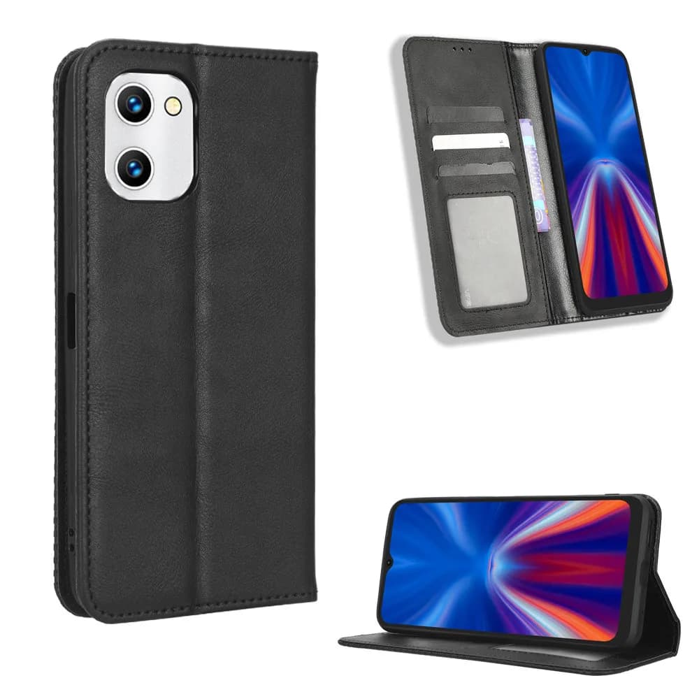 Per Umidigi C1 Luxury Flip PU Portafoglio in pelle Custodia ad adsorbimento magnetico per Umidigi C1 C 1 UmidigiC1 Borse per telefono