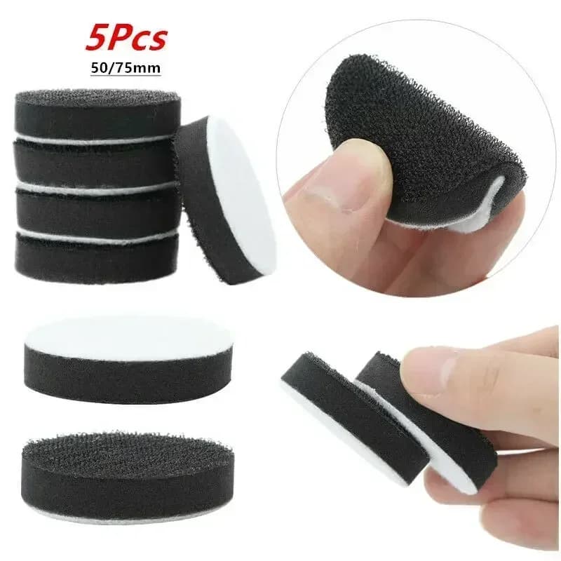 5 Pz/set 50mm/75mm Density Soft Pad Interface Hook & Ring Sponge Bearing Buffer Support Pad Abrasive Disk Protection Backing Pad