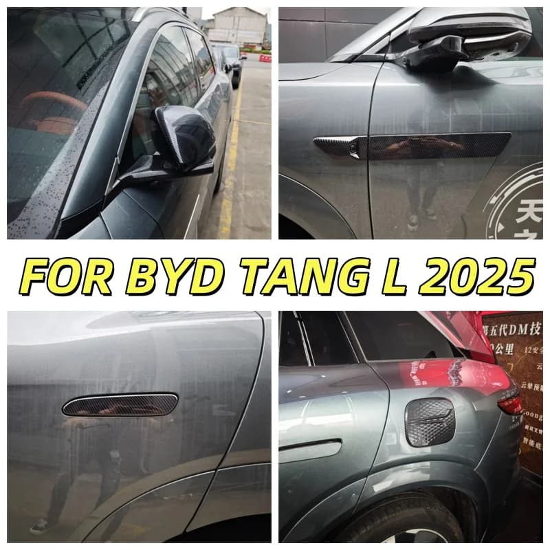 PER BYD TANG L 2025 Accessori Esterni Tappi Per Specchietti retrovisori Striscia di rivestimento per fotocamera laterale per auto Maniglia per portiera per auto Catch Cover Trim