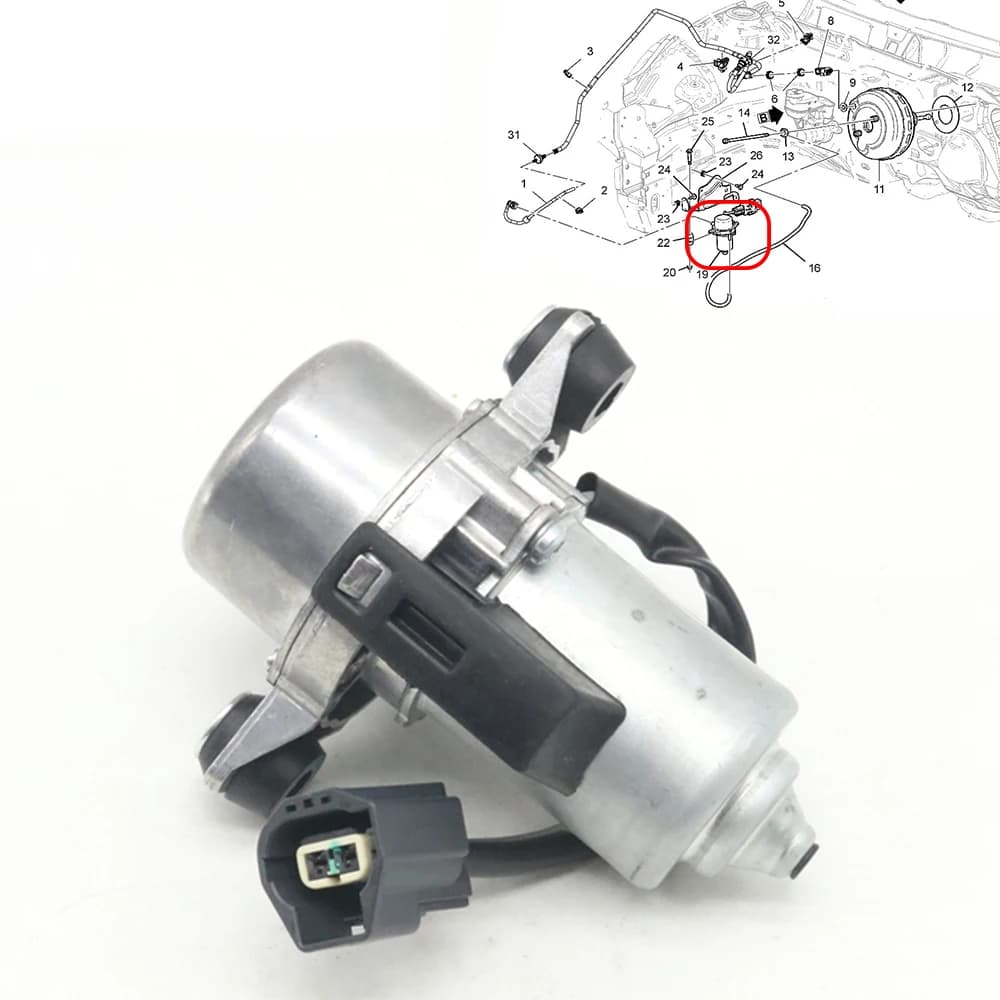 Auto Elettrica UP28 Pompa A Vuoto Freno di Potenza Booster Gruppo Ausiliario Per Cadillac CTS 2008-2014 STS 08-11 SRX 10-16 XTS 13-19