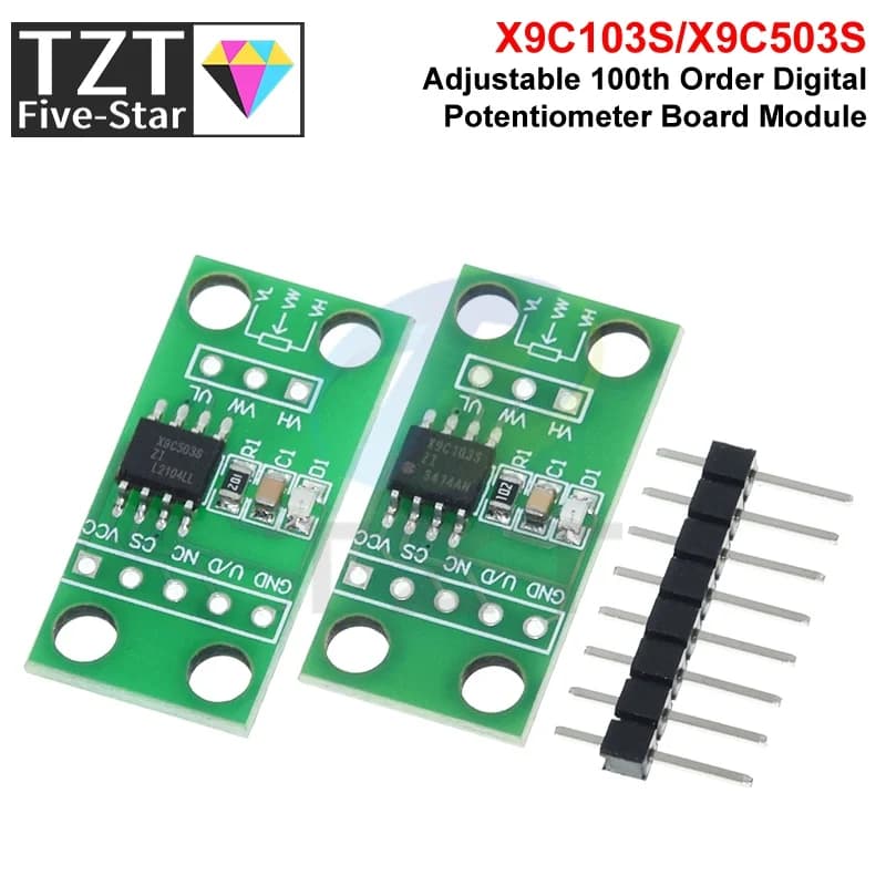 TZT 1/3PCS NUOVO X9C103S X9C503S Modulo Potenziometro Digitale per Arduino