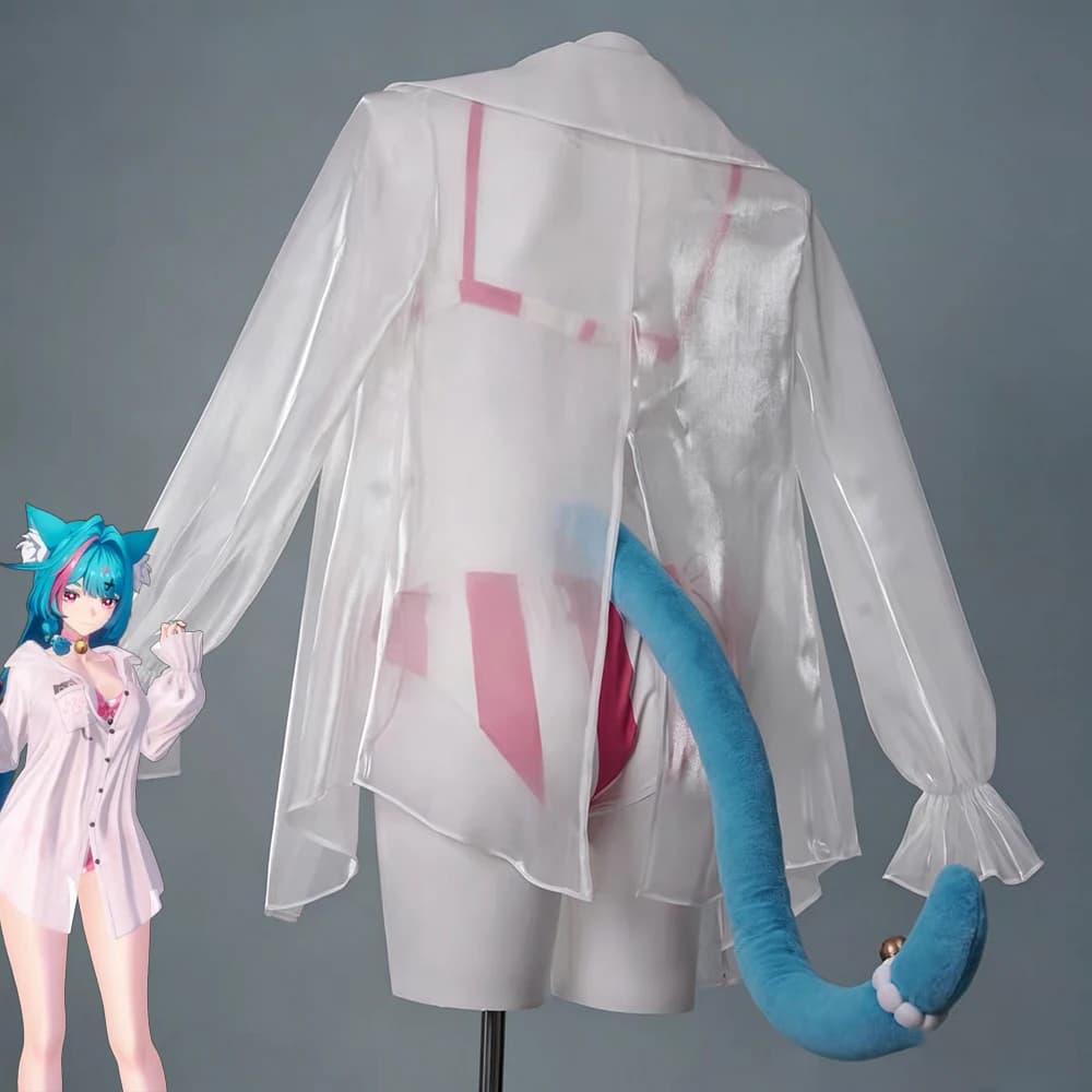 Costume da Bagno Cosplay NTE Mint di Game Neverness to Everness, Pigiama Sexy da Donna, Bikini, Abbigliamento da Carnevale