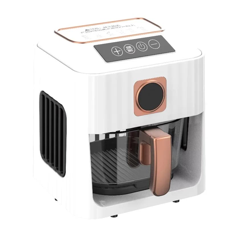 New Style Square Toaster 7 in 1 Oven Air Fryer Glass Oil Free Air Fryer Household Air Deep Fryers
