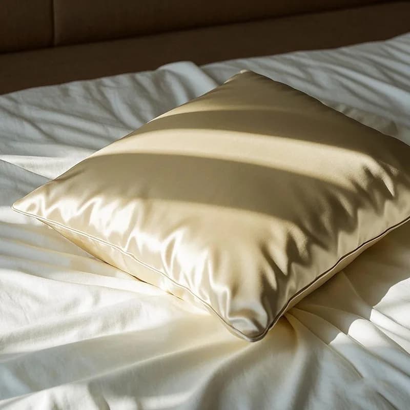 100% Satin Silk-Like Pillowcase Cover 40x40cm 45x45 50x50 60x60cm Solid Smooth Cushion for Sofa Bed Chair Home Decor Pillow Case