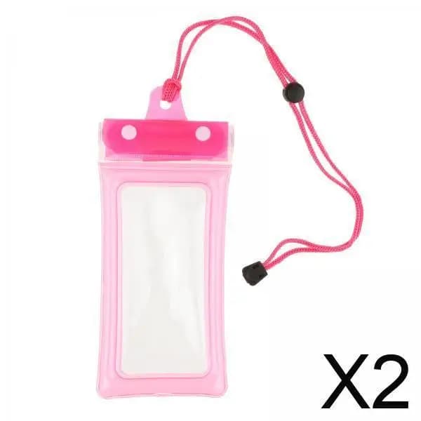 Waterproof TPU Phone Case with Detachable Cord Floating Bag Case for Snorkeling, Pussy, Surfing, Beach Camping
