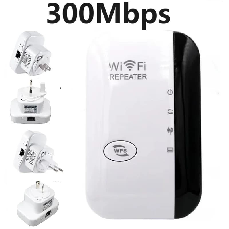Ripetitore WIFI 300Mbps Amplificatore Wi-Fi remoto 802.11N Ripetitore di segnale WiFi Amplificatore di rete per casa/ufficio Ripetitore wireless