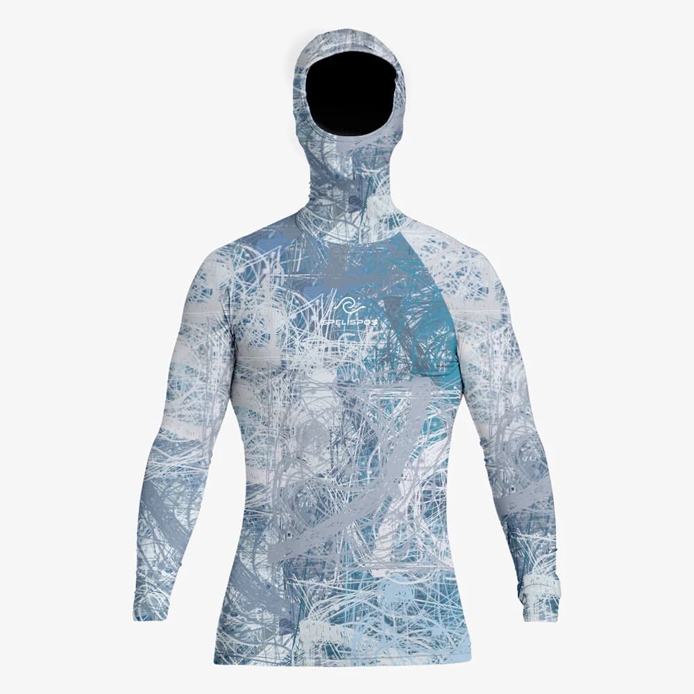 Sweatshirts with surf hood clothing Fitness diving shirts for swimming long sleeved shirts Rash Guard swimsuits UV Cap Beach Floatsuit Tops