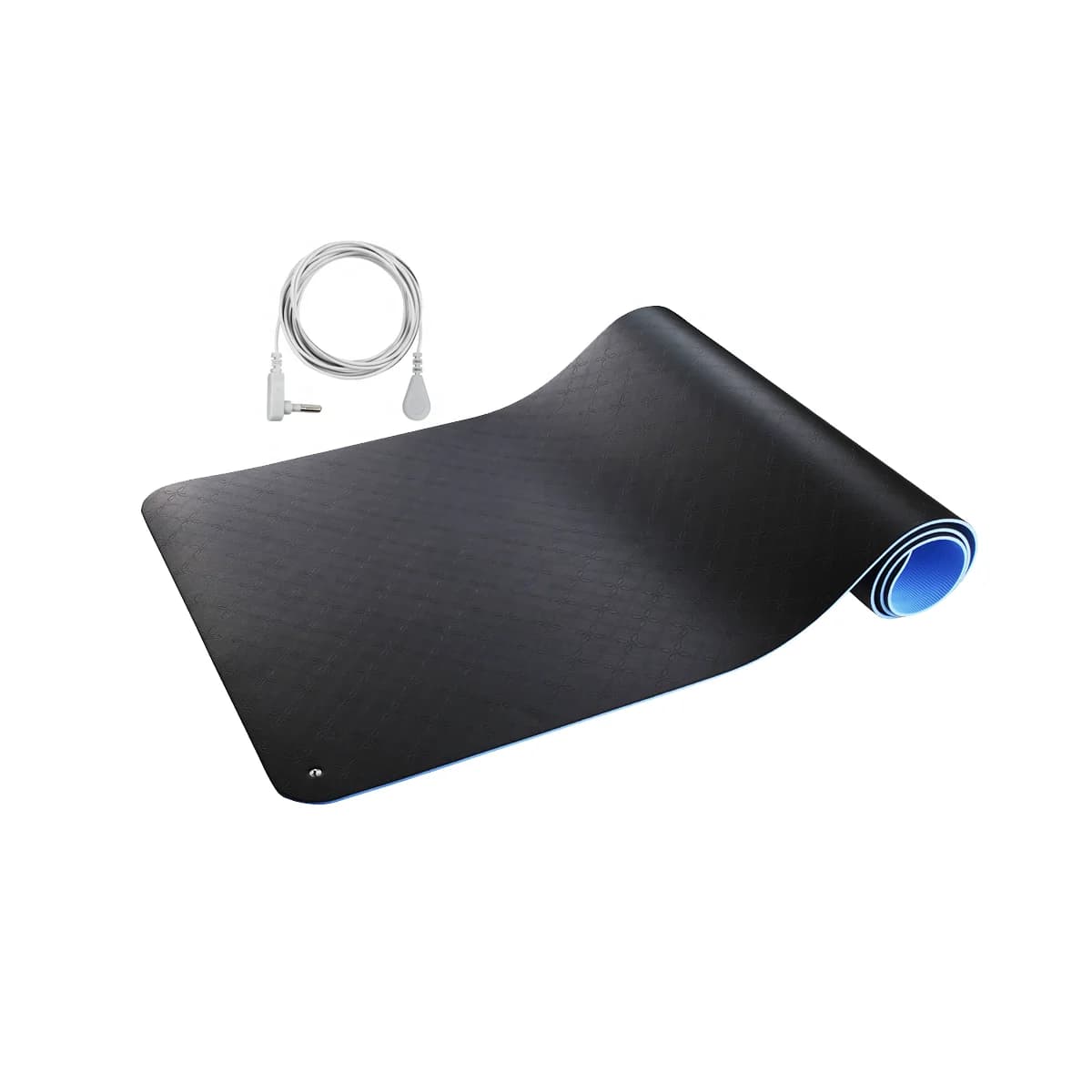 Yoga mats with grounding for sensitive environments