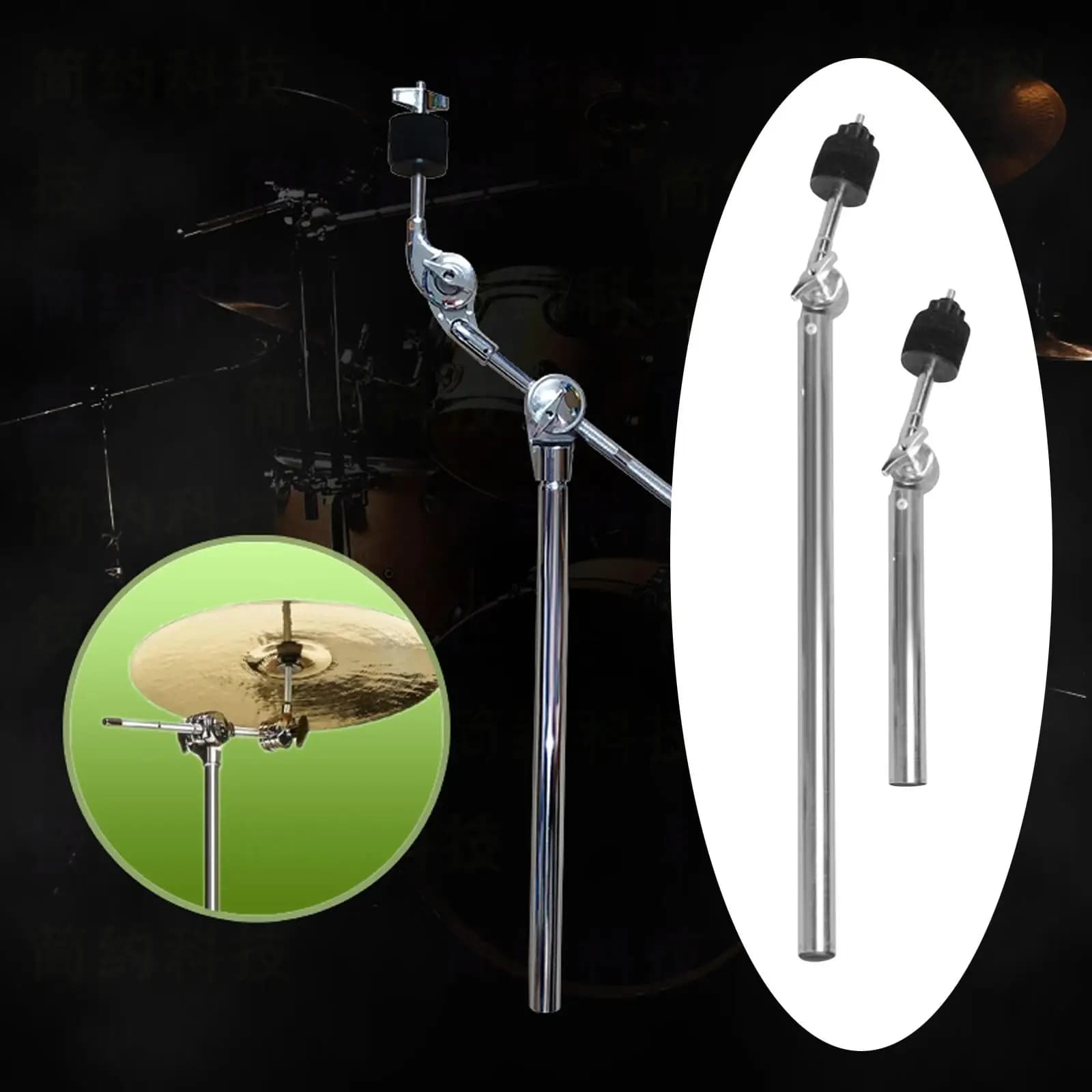 Drum Kit Cymbal Stand Tilter Extension Metal Hardware Accessory for Drummers Practice Drum Pads