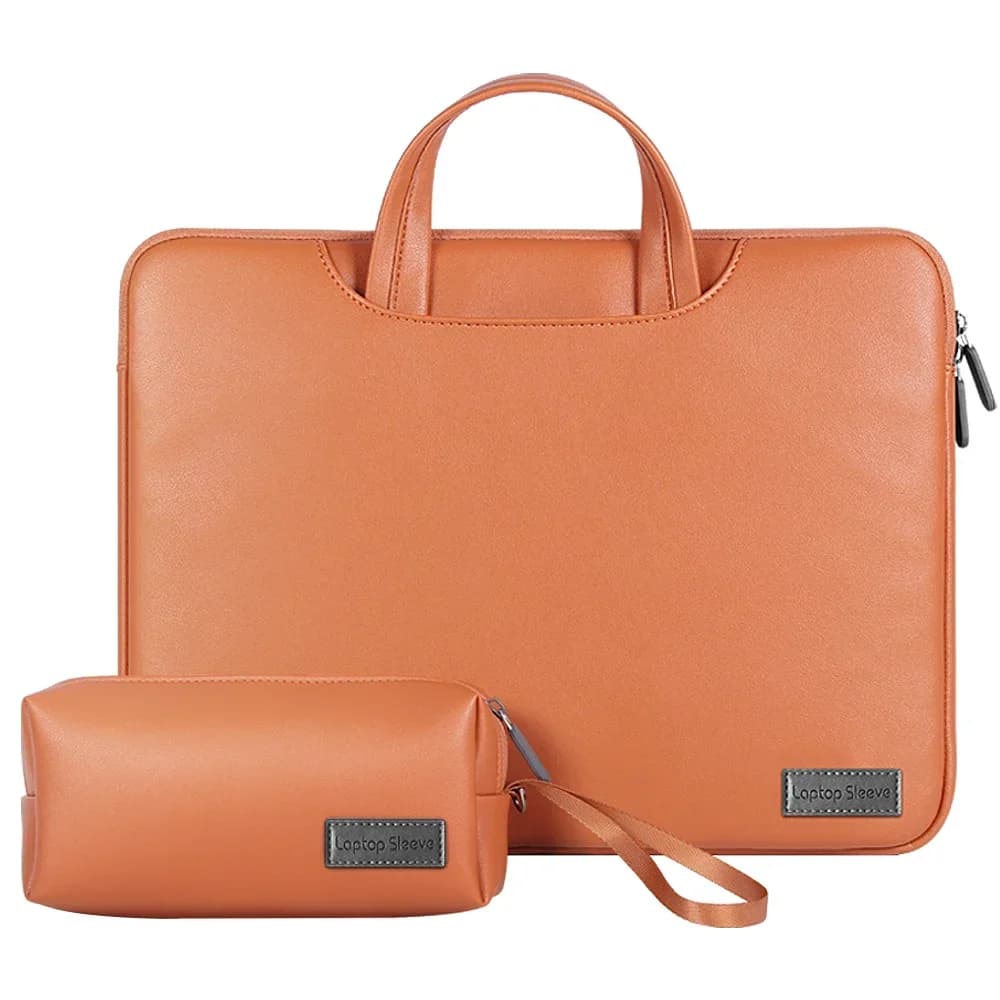 Custodia per borsa per Laptop in pelle Pu per Macbook Air Pro 16 14 13 M3 M2 M1 custodia per Notebook per HP Lenovo Dell ASUS 15 pollici
