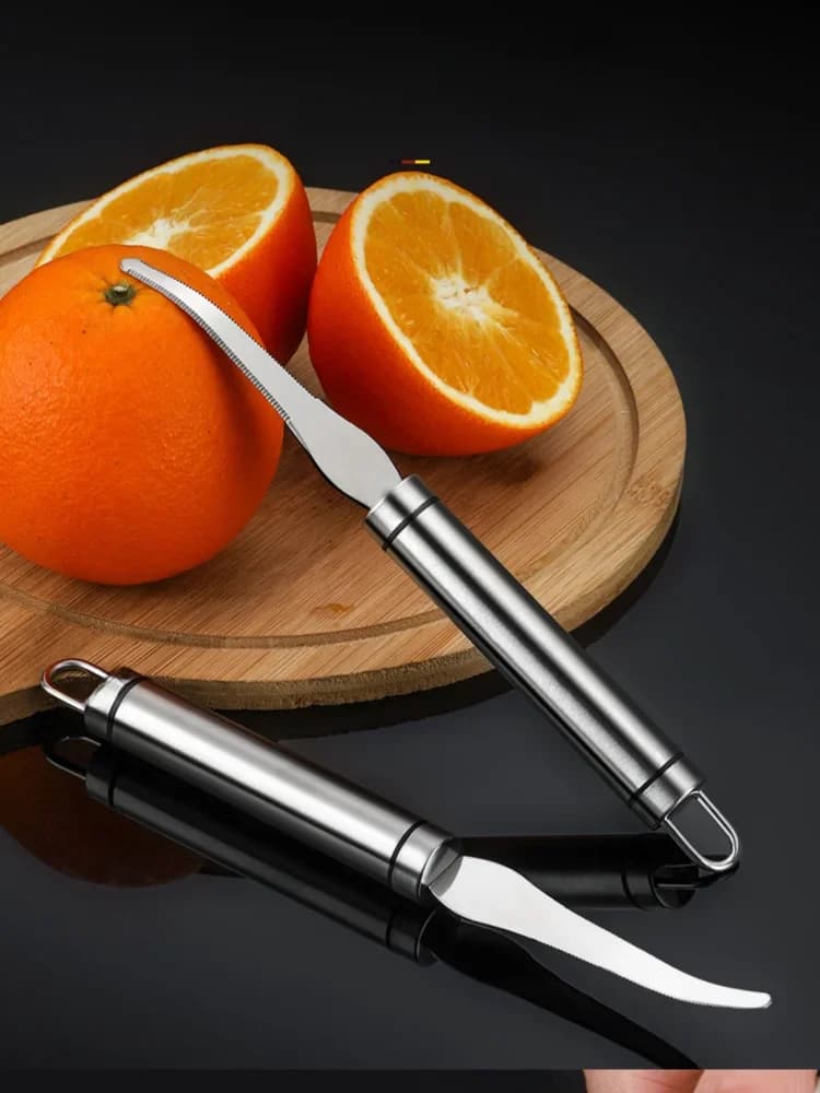 Orange Peeler Manual Practical Lemon Grapefruit Citrus Corer Cutter Peeling Knife Kitchen Stainless Steel Fruit Gadgets Tool NEW