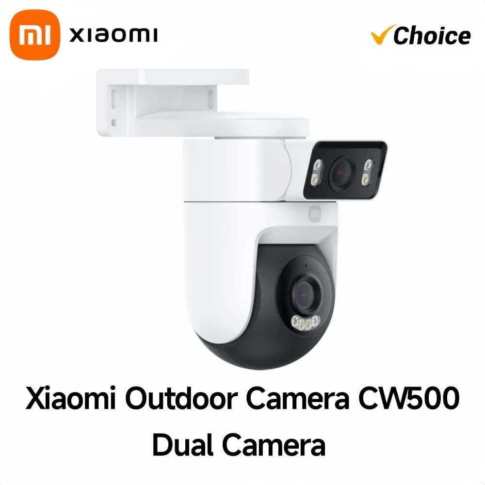Xiaomi Outdoor CW500 Versione doppia fotocamera IP66 Protezione di sicurezza CCTV Rilevazione AI Visione notturna a colori Smart Home Mi home