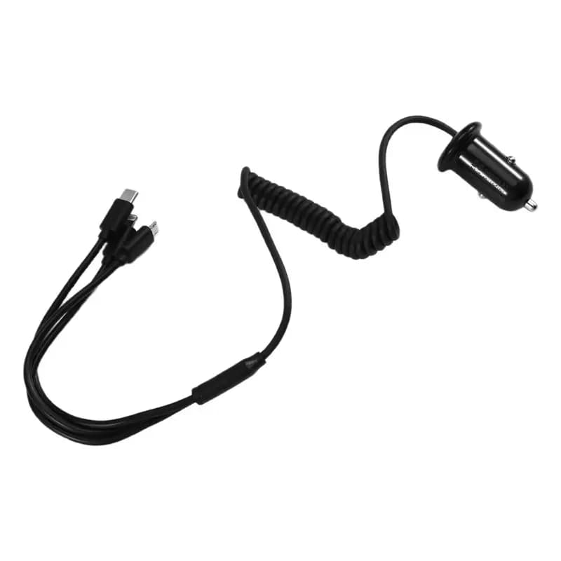 A80X- Universal charging adapter for car phone with 3 type C interfaces, power accessories for IOS Android Auto