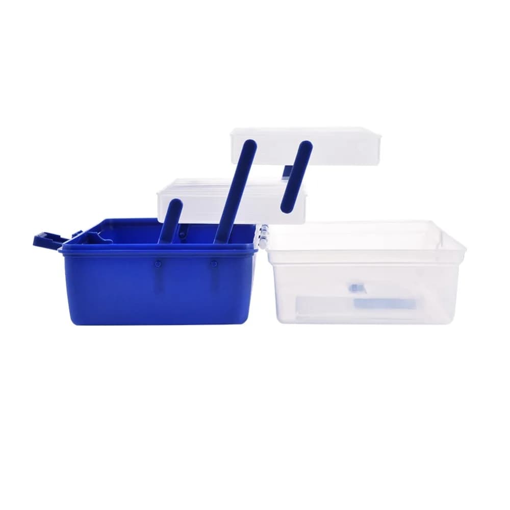 3 Layers Fishing Tackle Box ABS PP Large Capacity Fishing Accessory Box Waterproof Fishing Tackle Storage Box Sea Fishing