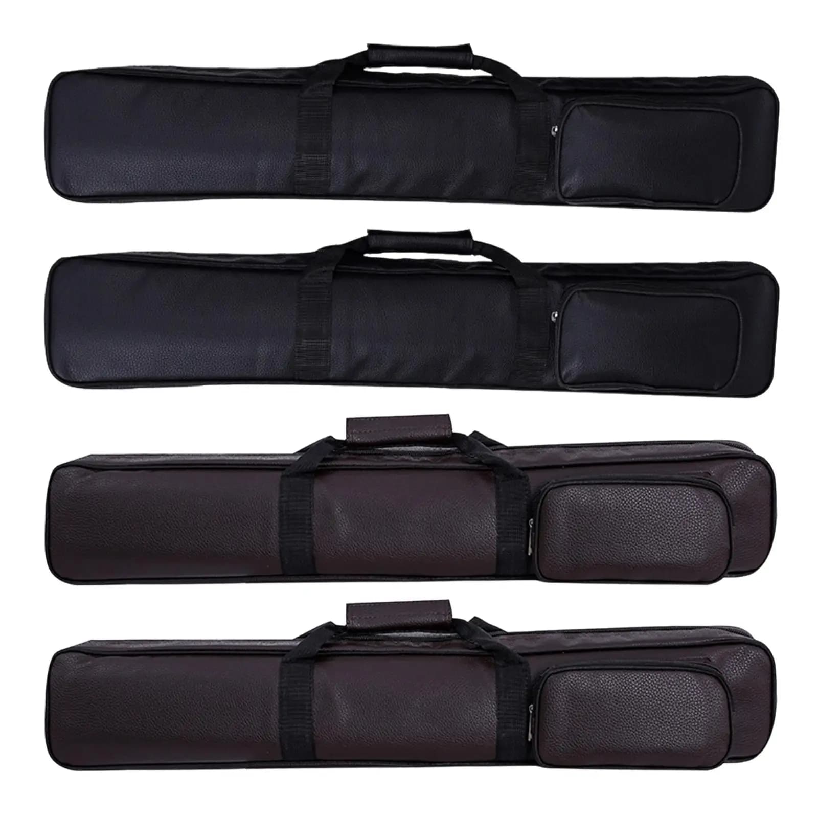 Custodia per Stecca da Biliardo in Pelle PU, Borsa per Stecca 1/2, Custodia di Lusso per Stecca da Biliardo, Accessori per Biliardo