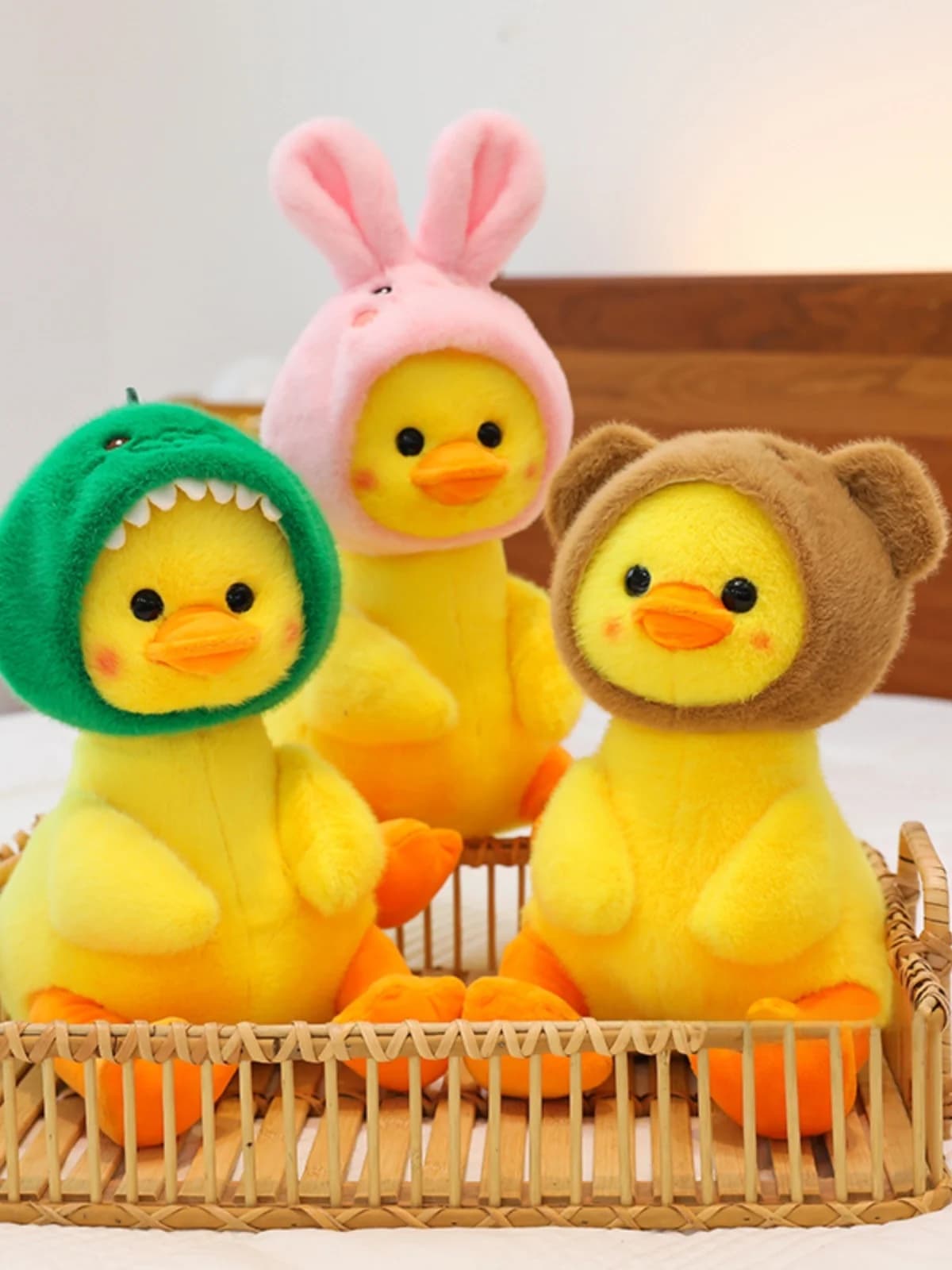 Cute Hat Du Plu Toy Children's S Pillow abbing hine Rabbit Bear Doll Dinosaur Du PP Cotton Filled Stuffed Toy