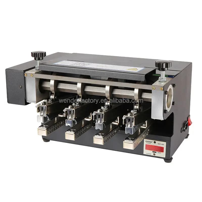 M4 Factory Ingrosso Macchine Elettriche da Tavolo a 4 Teste per Rilegatura Scatole di Cartone e Graffatrici Elettriche per Carta