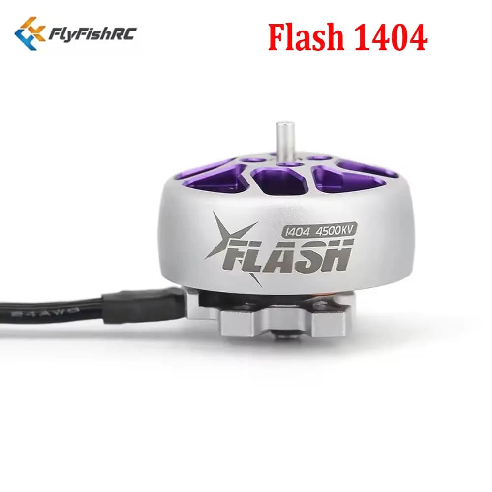 4PCS FlyFishRC Flash 1404 4500KV Brushless Motor 2~4S 2mm Shaft For RC FPV Racing Drone Quadcopter