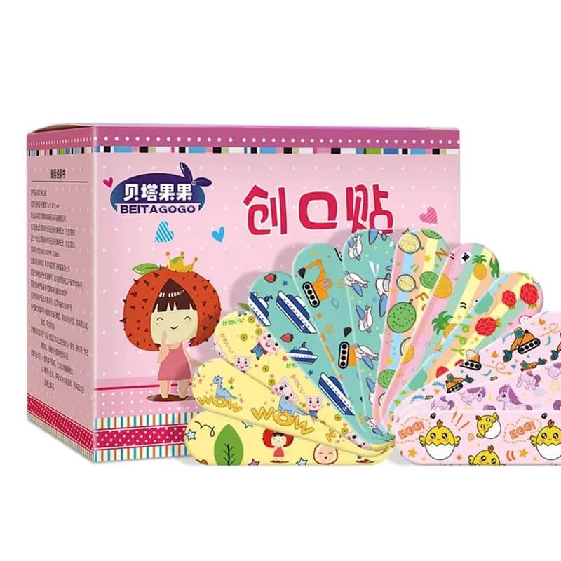 60/540pcs Modello Animale Del Fumetto Cerotto Emostasi Bende Adesive Kit Di Emergenza di Primo Soccorso Ferita Cerotto Toppe E Stemmi per I Bambini