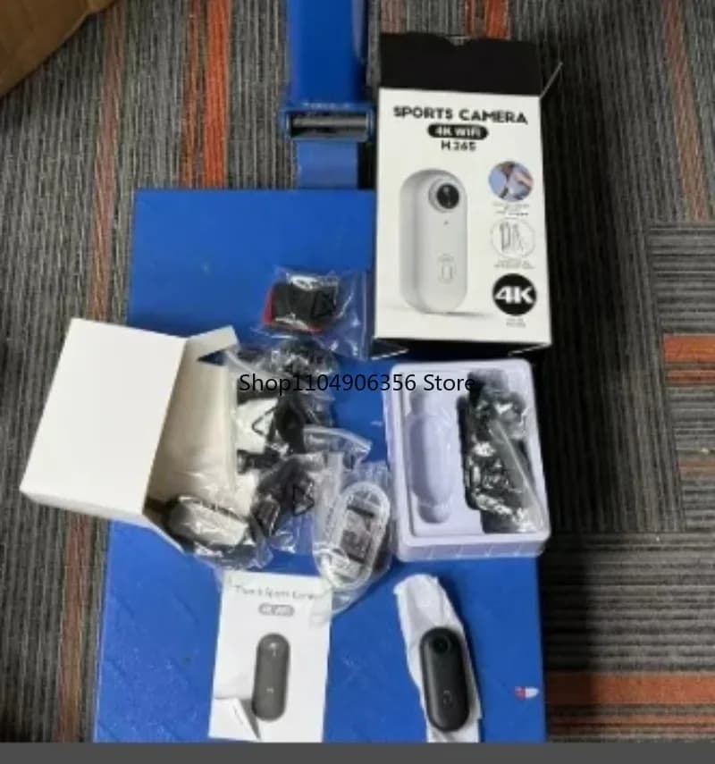 1080P/4K WIFI Camera with Magnetic Mounting, H.265, Waterproof up to 30m, with Removable Cover