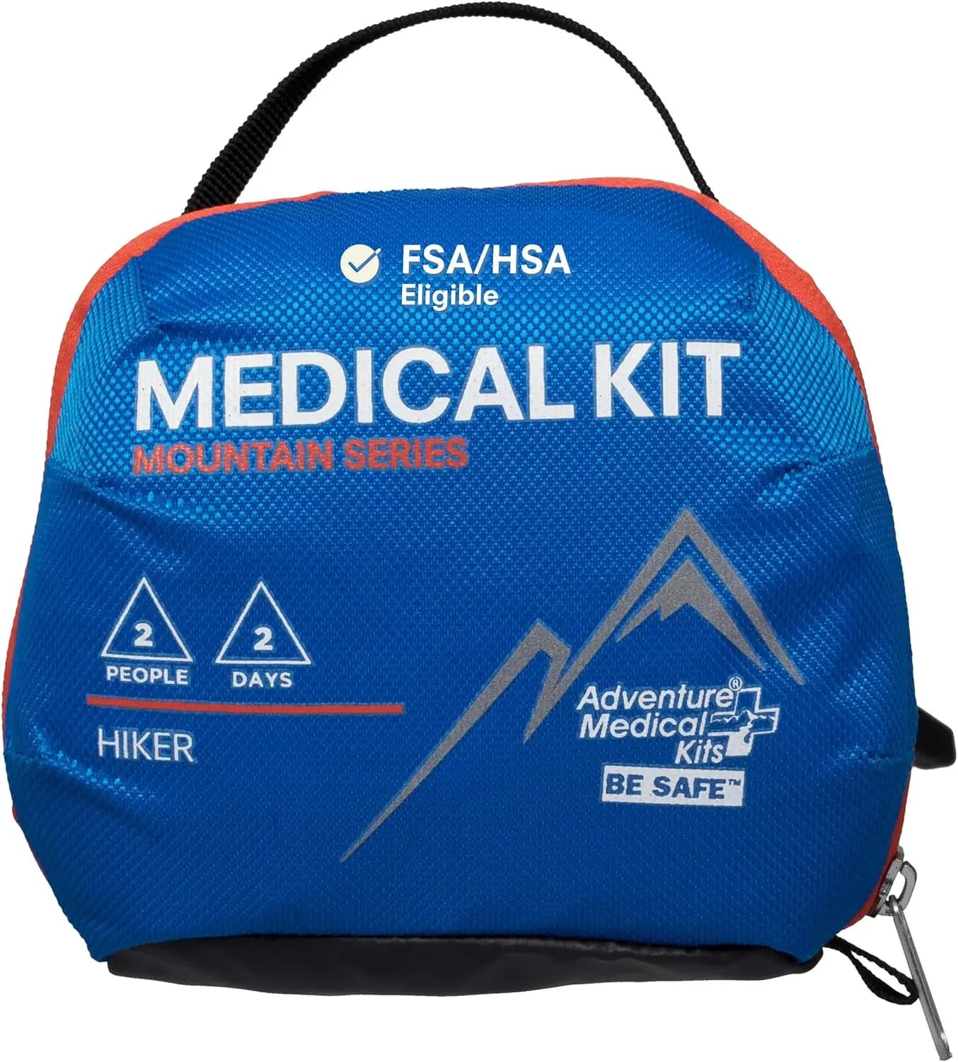 Kit di Pronto Soccorso per 2 Persone, 2 Giorni, per Escursionismo e Avventure all'Aperto con Tappetino per Traumi e Guida