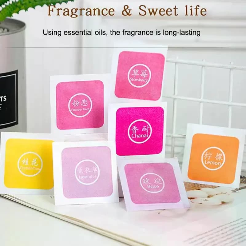 200Pcs Car Air Freshener Sachets Shoe Deodorizer Bag Wardrobe Fragrance Closet Home Fragrance Sachets Compact And Portable