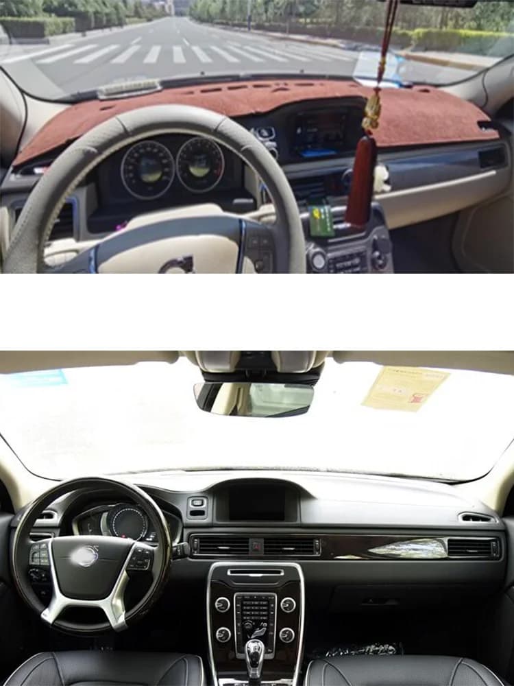 Per Volvo S80 S80L V70 XC70 Mk3 2012-23 Auto-Styling Dash Zerbino Cruscotto Copertura Cruscotto Isolamento Protezione Solare Pad Protettivo