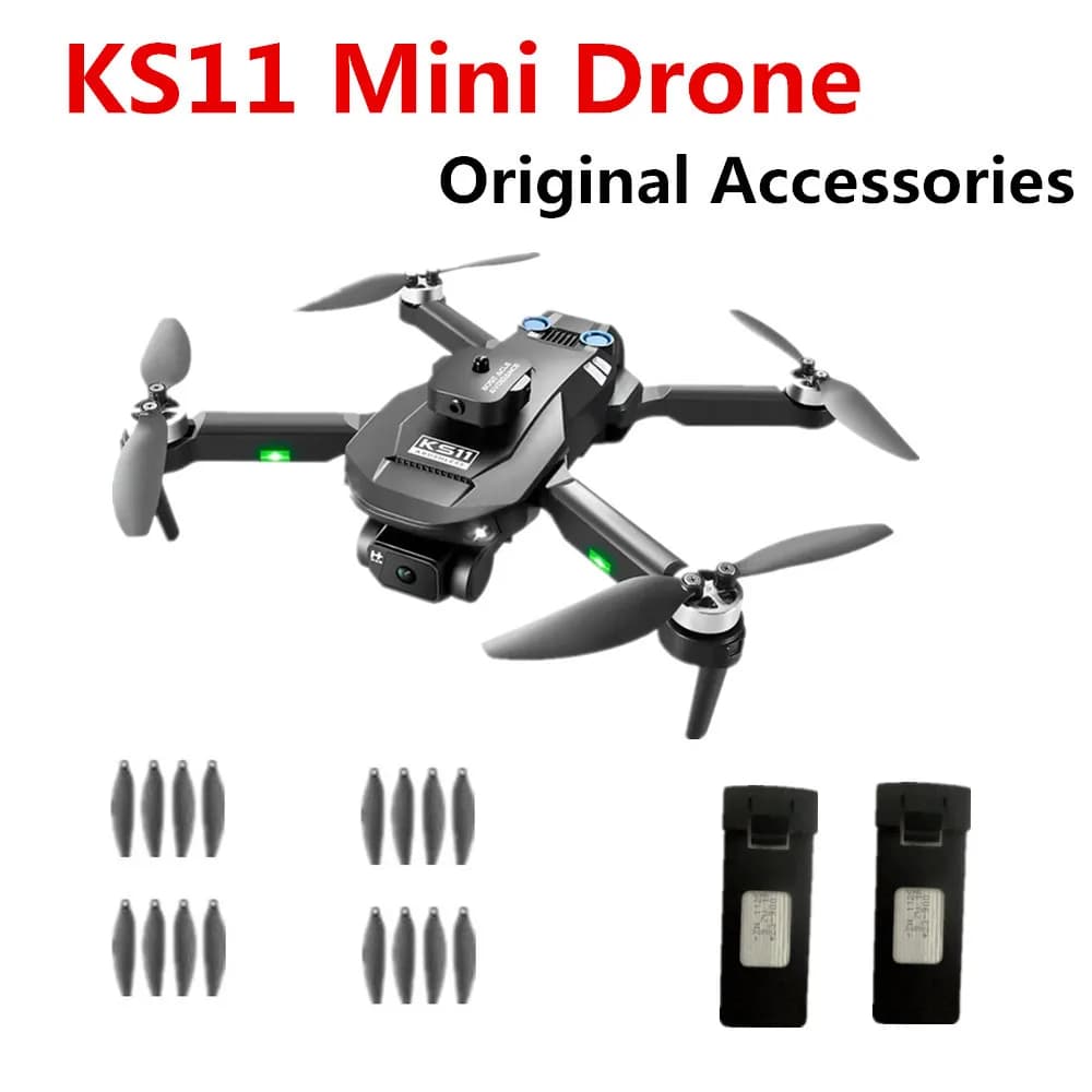 KS11 Mini Drone Battery 3.7v 1800 mAh KS11 Drone Propeller Maple Leaf KS11 Drone Parts Original Accessories