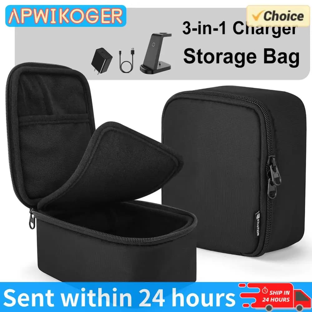 Custodia per caricabatterie wireless Custodia per caricabatterie wireless da viaggio solo per cavo adattatore per caricabatterie wireless