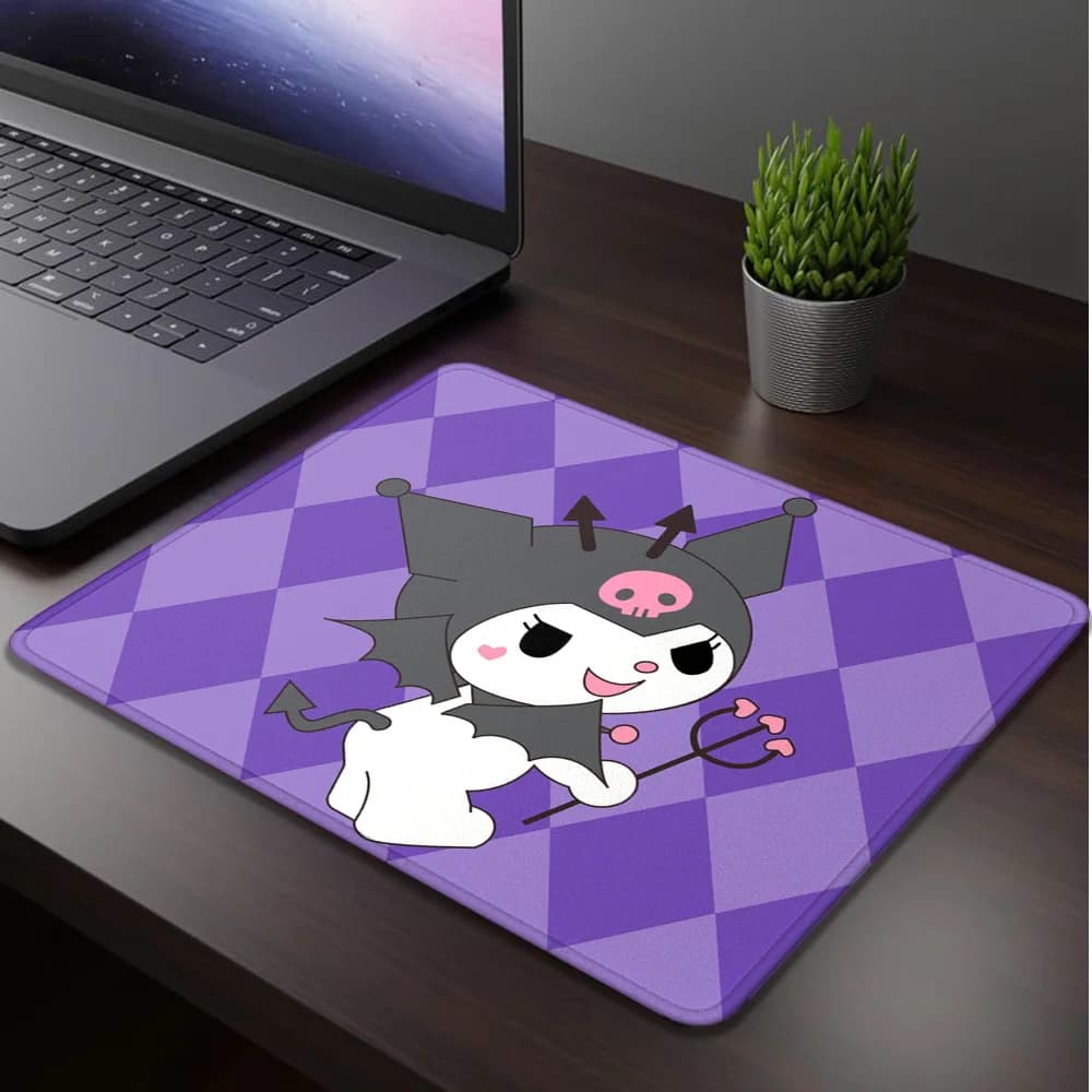 Tappetino per mouse piccolo K-Kuromies, accessori per PC da gaming, tappetino da scrivania per computer, tappetino da ufficio, tappetino per mouse da gamer, tappetini per armadietto