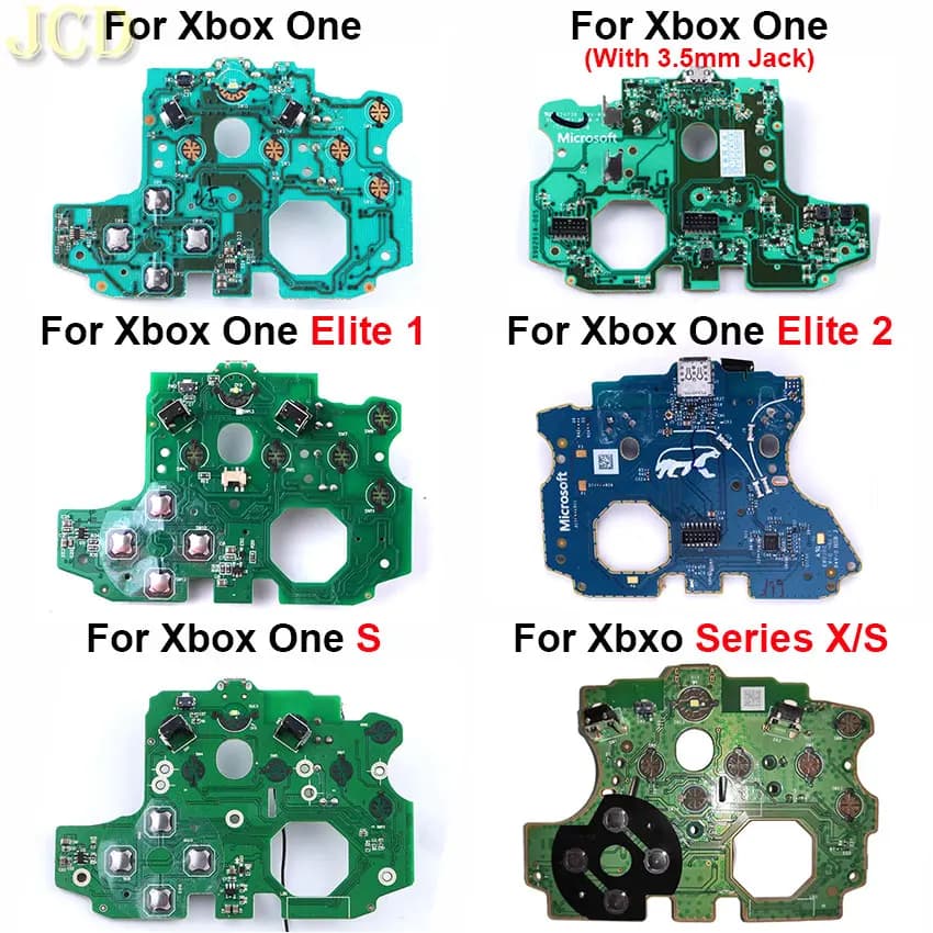 JCD Per Xbox One S Elite 1 2 Scheda Controller Scheda Madre di Ricambio LB RB Porta USB Gioco Scheda Principale di Riparazione Per Xbox Serie SX