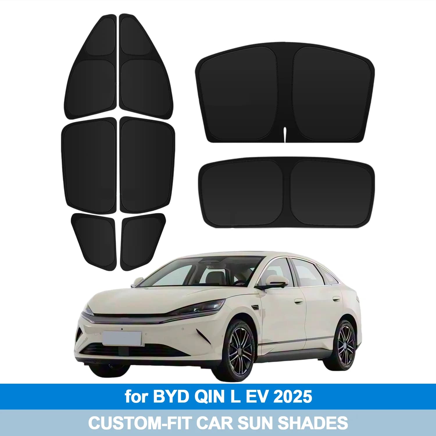 Per BYD QIN L EV 2025 Parabrezza Parasole Finestre Laterali Shades Copertura Visiera Parasole Protezione Privacy