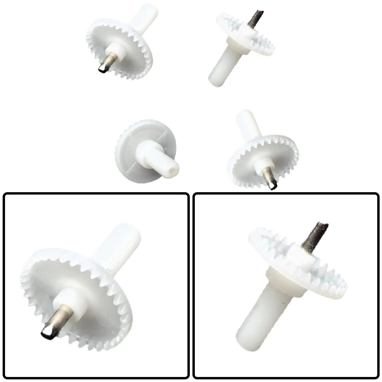 E58 RC drone gears, small gears toy parts, drone accessories, hobby games, hardware, white gears for motor gears, small motor