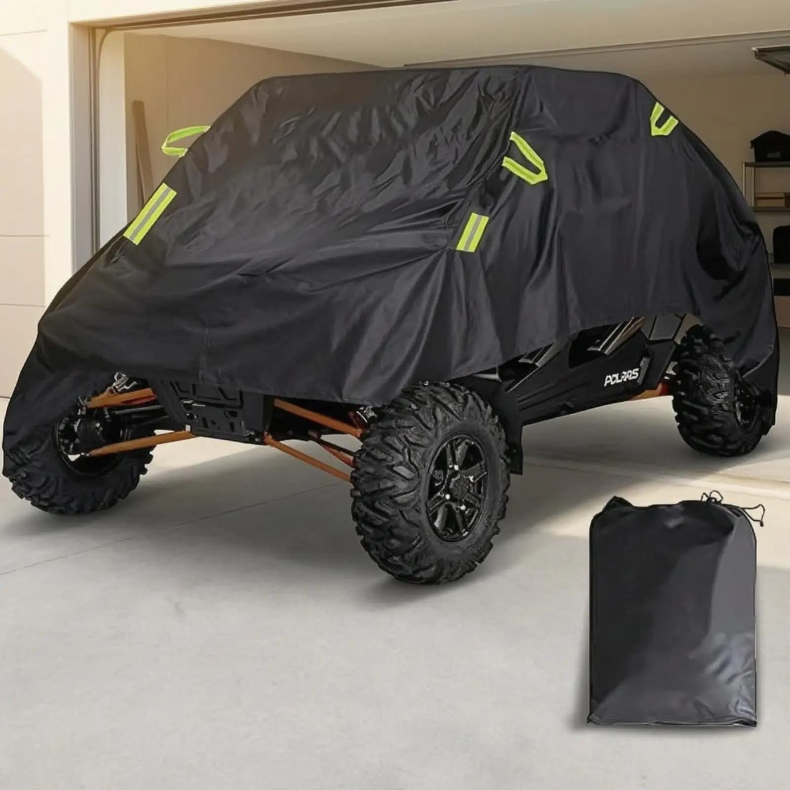 UTV Cover Weatherproof UTV Storage Cover Long-Lasting Elastic for Camping