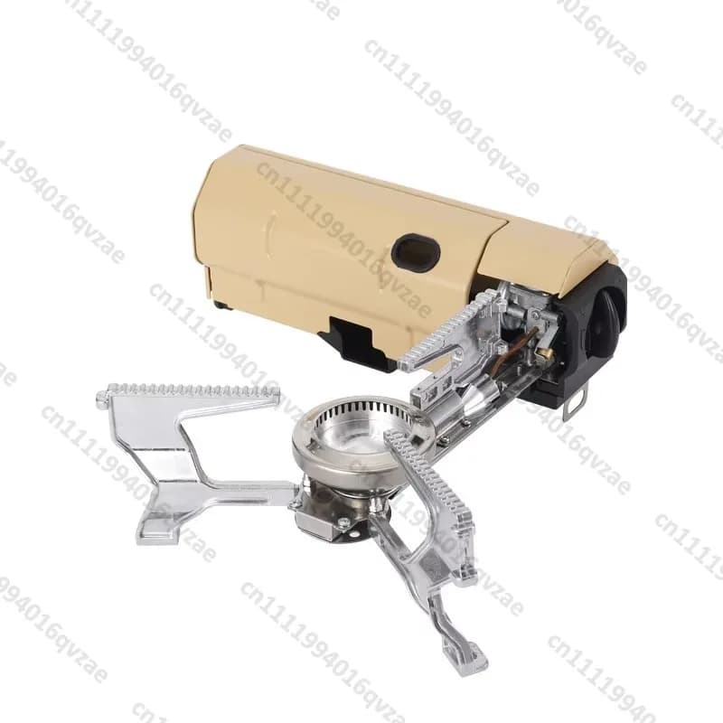 Outdoor Foldable Portable Camping Kitchen Gas Stove High Fire Tube Stove