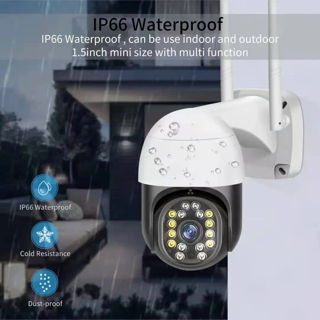 Telecamera IP PTZ wireless da 2MP 1080P Visione notturna IR a colori Rilevazione di movimento Allarme di sicurezza domestica Baby Monitor Monitoraggio automatico