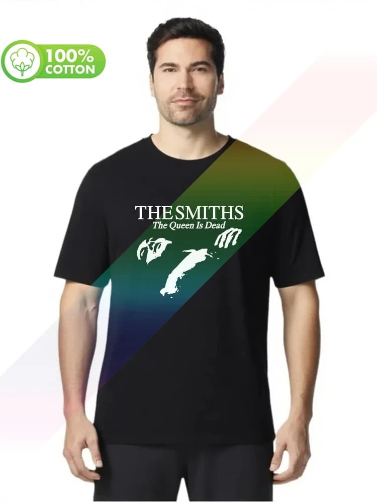 T-shirt da uomo girocollo in cotone 100% pesante The Smiths The Is Dead - T-shirt, Indie anni '80, Morrissey S-XXXL Tops Tees