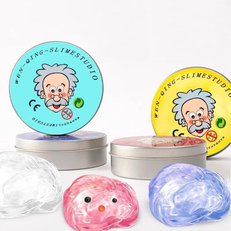 Mastice riutilizzabile cristallo liquido melma rimbalzante giocattolo Set bambino fango sicuro antistress colore argilla forma fatto a mano fai da te gomma da masticare