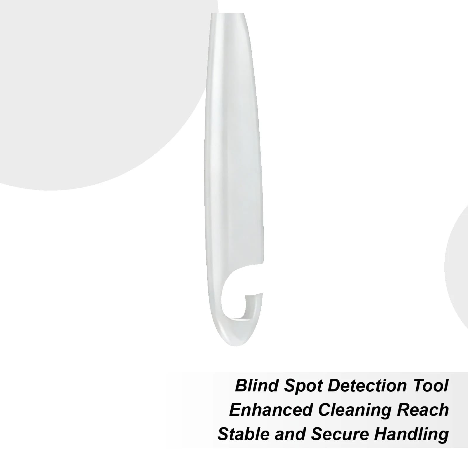 Spazzola per la pulizia della tazza del WC Forniture per la pulizia del bagno con specchio visibile Spazzola per fessure della toilette dell'hotel per i proprietari di case Nolieri Casa