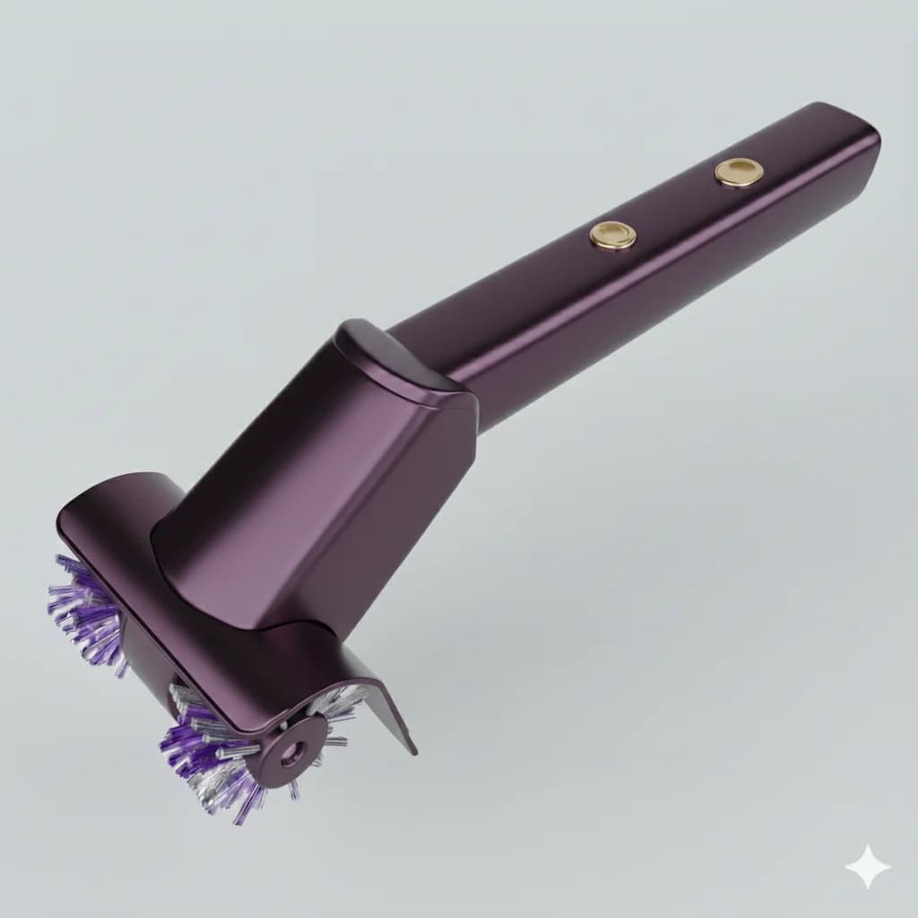 Spazzola Elettrica Ricaricabile per Barbecue, Spazzola Rigida in Acciaio Inox, Sgrassatore Resistente per Pulizia Griglie
