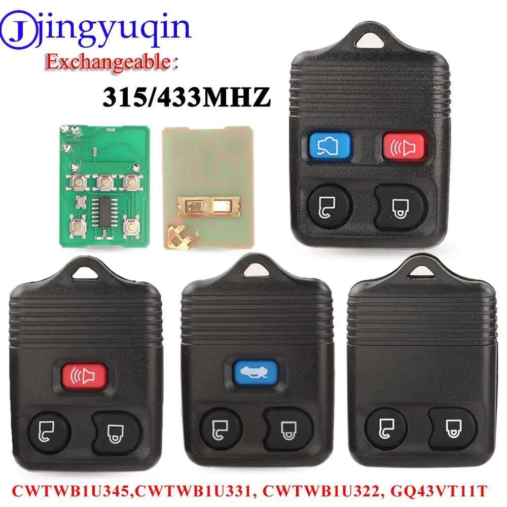 Jingyuqin Chiave Auto Transit Keyless Entry Fob 315/433MHz Per Ford Focus Fuga Completa Scheda Circuida di Controllo Remoto CWTWB1U345