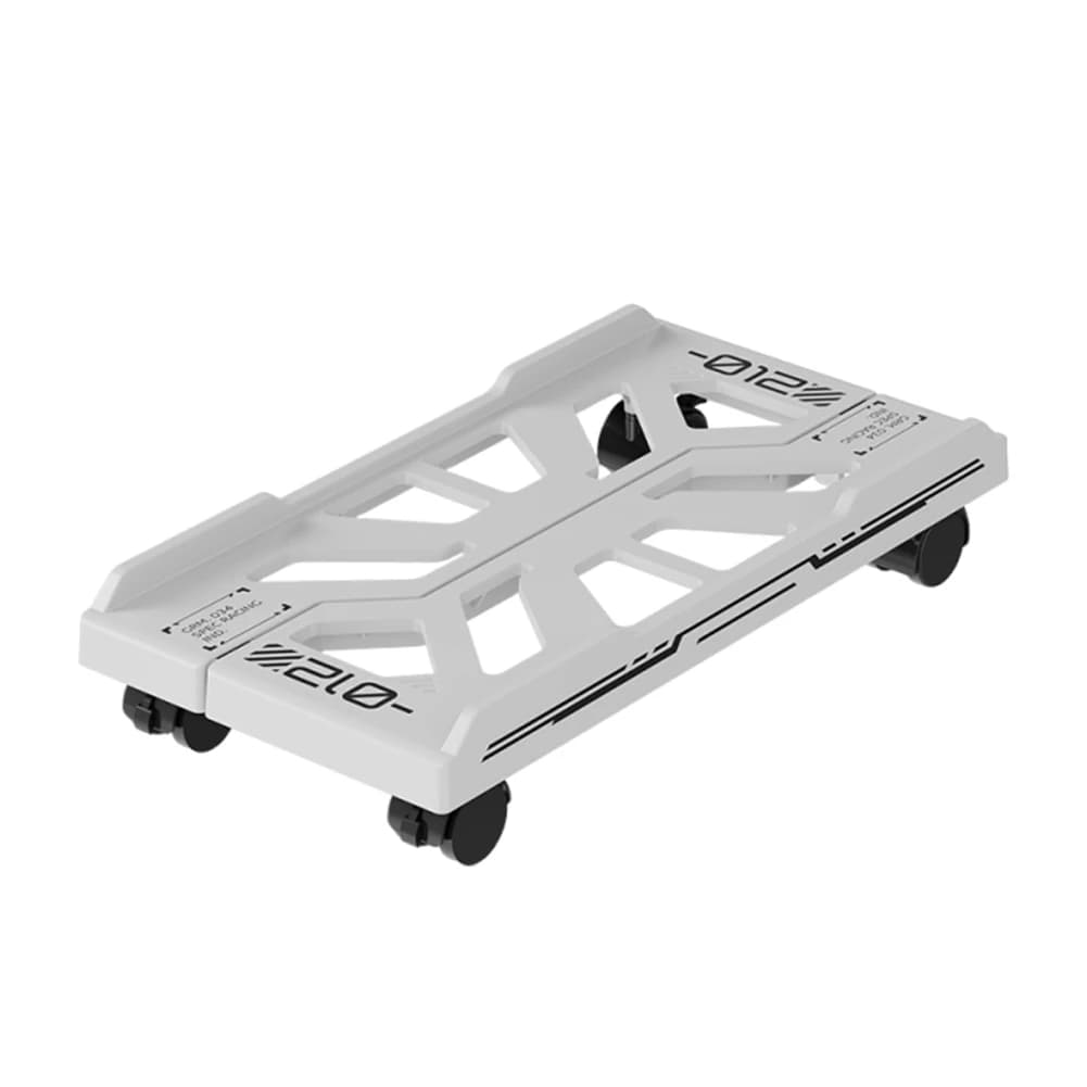 Adjustable Mobile CPU Stand Under Desk Computer Tower Stand with Caster Wheels PC Floor Cart for Gamers and Students