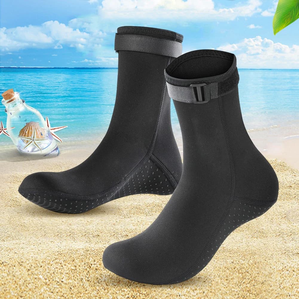 3mm Diving Surf Boots Unisex Winter Warms for Snorkeling Socks with non-slip neoprene fin lightweight portable wearable for water sports