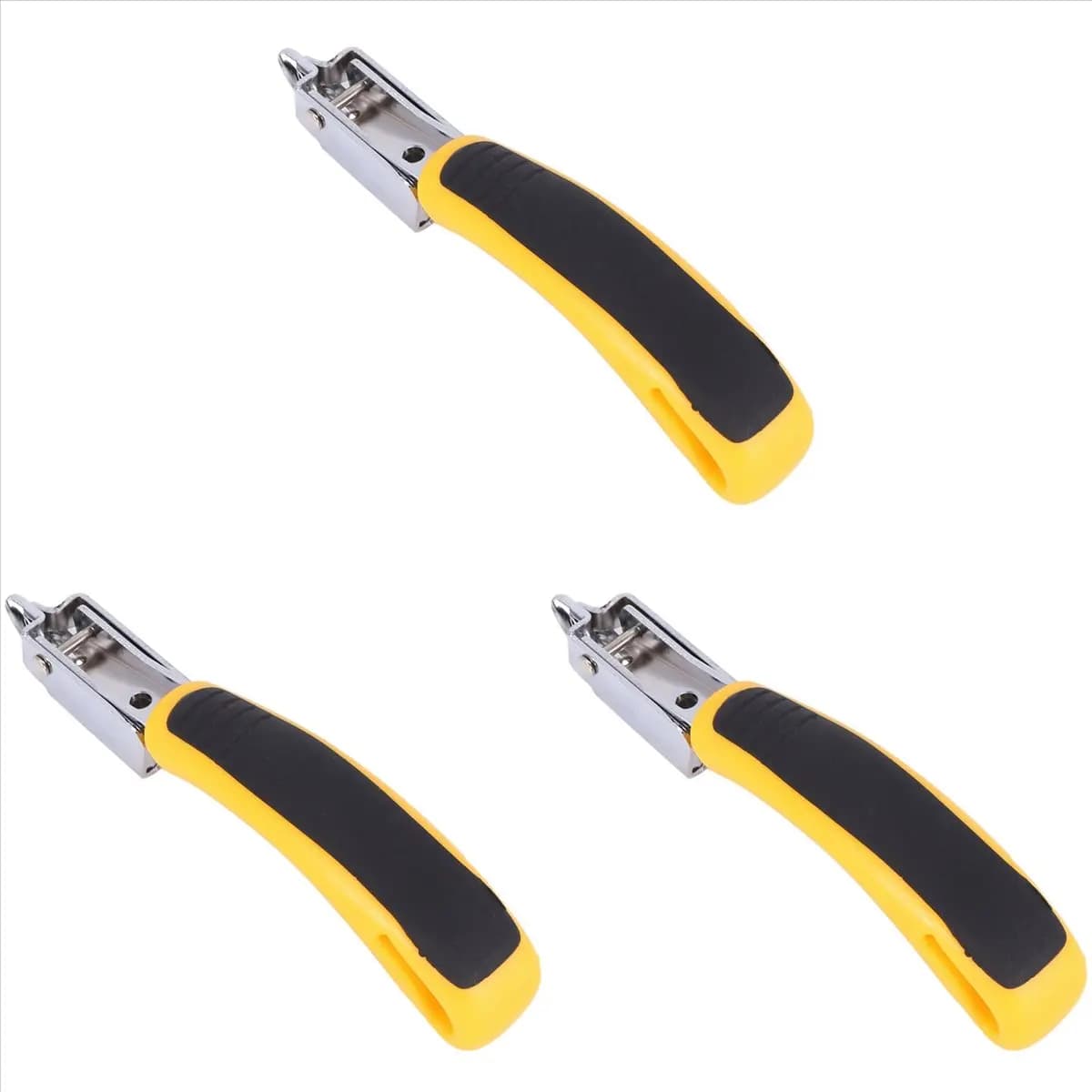 Pistola Sparachiodi e Graffatrici Multiuso 3X SEO per Mobili, Porte in Legno, Tappezzeria, Cornici - Kit Pistola Rivettatrice e Strumento per Rimozione Chiodi