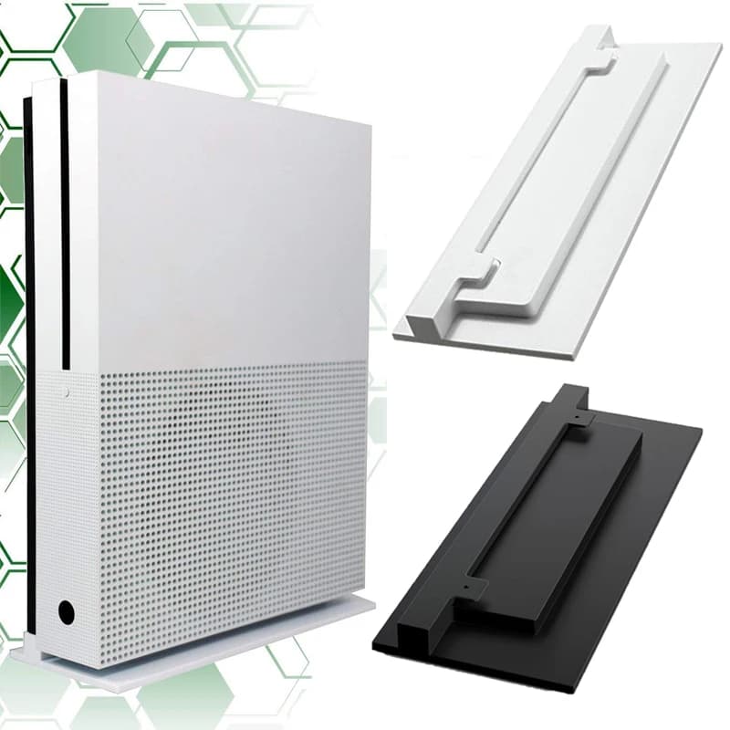Vertical Stand for Xbox One S Non-slip Feet Host Stand for Microsoft Xbox One Slim Game Console Dock Mount Game Accessories