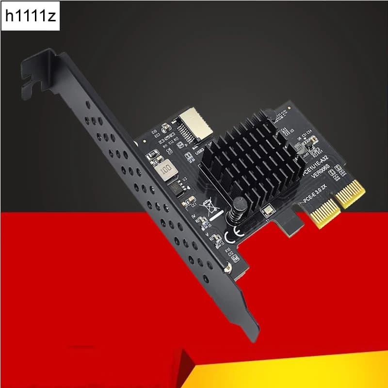 NEW Add on Card PCI Express 3.0 X2 USB 3.1 TYPE-E Card PCIe Front Type-C Adapter Riser Type-E USB3.1 A-KEY 10Gbps Expansion Card