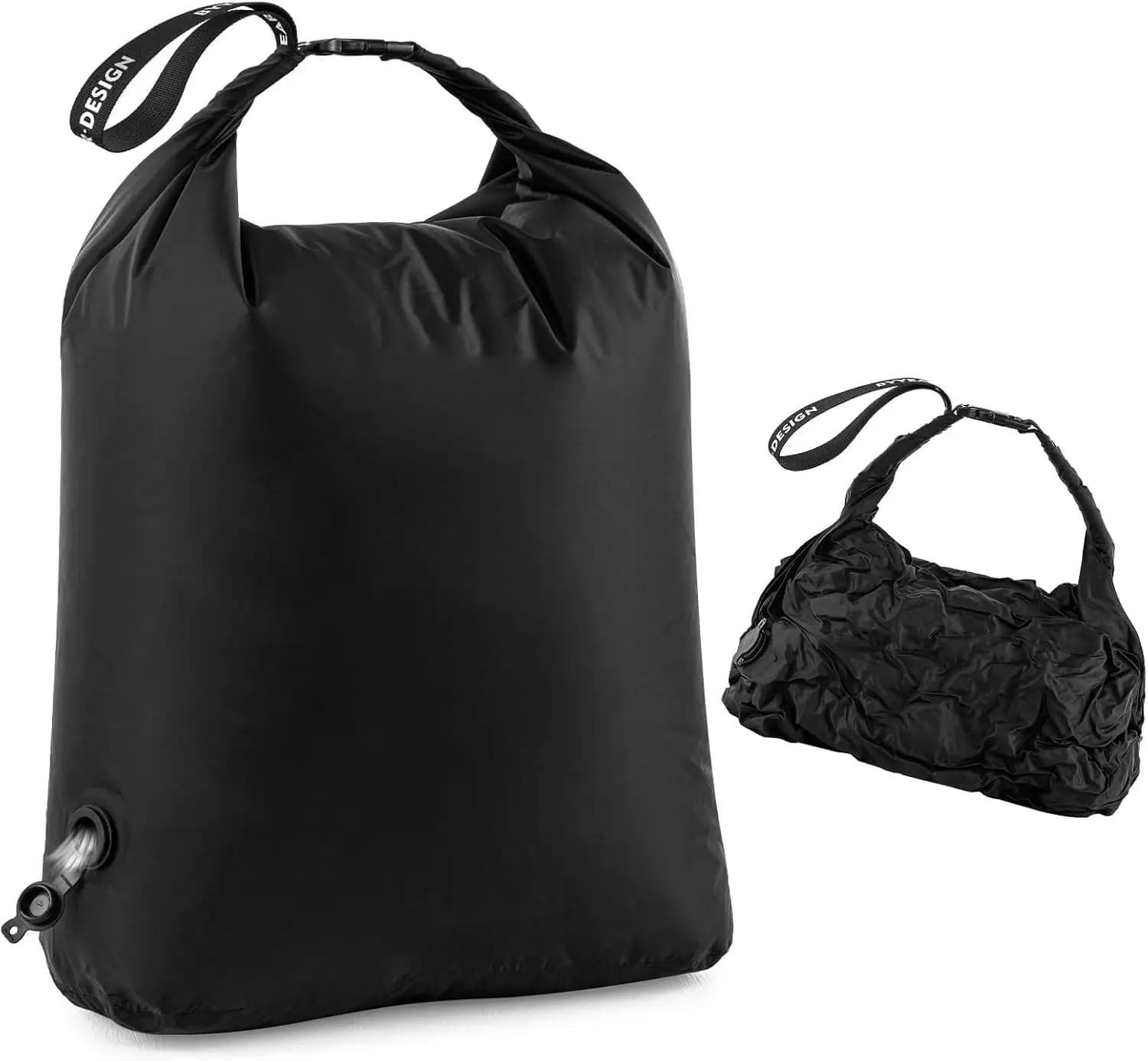 Waterproof Travel Laundry Bag, Compression Storage for Dirty Clothes, Space-Saving Vacuum Bag for Gym, Cruise, and Travel
