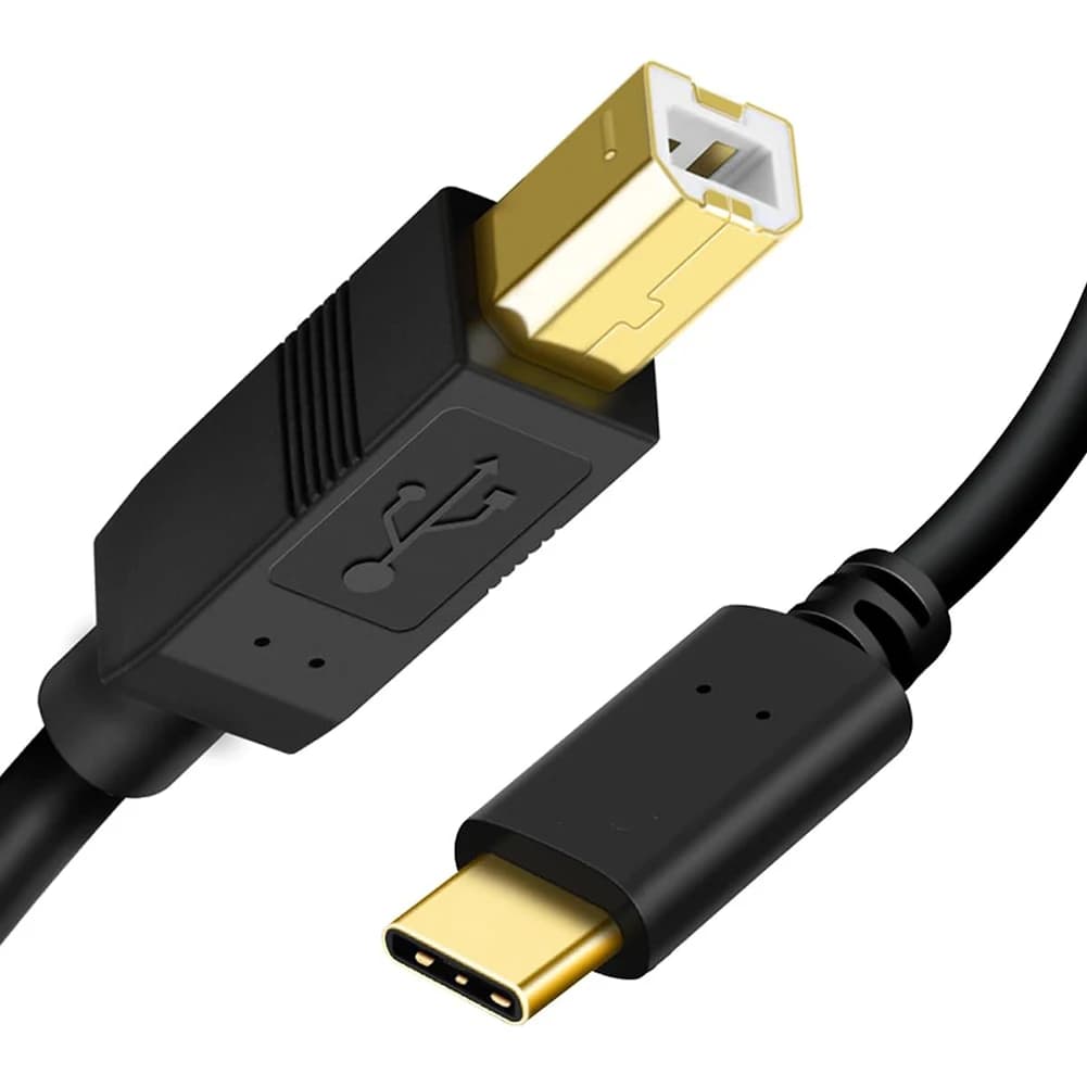Cavo stampante da USB C a USB B da tipo B a tipo C per MacBook Pro/Air Cavo MIDI USB-C per controller DJ tastiera MIDI per pianoforte Yamaha